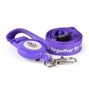 Lanyard - 900 x 20mm - with ski pass holder attachment