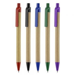 HALE CARD PEN WITH RECYCLED PLASTIC TRIM