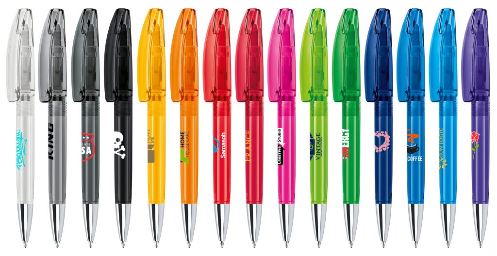 Senator Bridge Clear Plastic Ball Pen