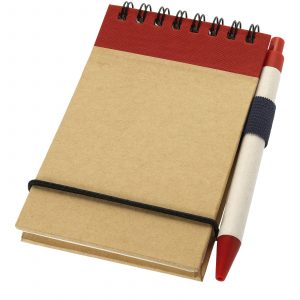Zuse A7 recycled jotter notepad with pen Hot stamping