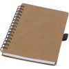 Cobble A6 wire-o recycled cardboard notebook with stone paper Padprint