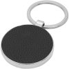 Paolo laserable PU leather round keychain Engraving