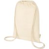 Orissa 100 g/m² GOTS organic cotton drawstring backpack Transfer
