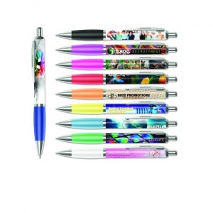 250 Contour Full Colour Wrap Ball Pens