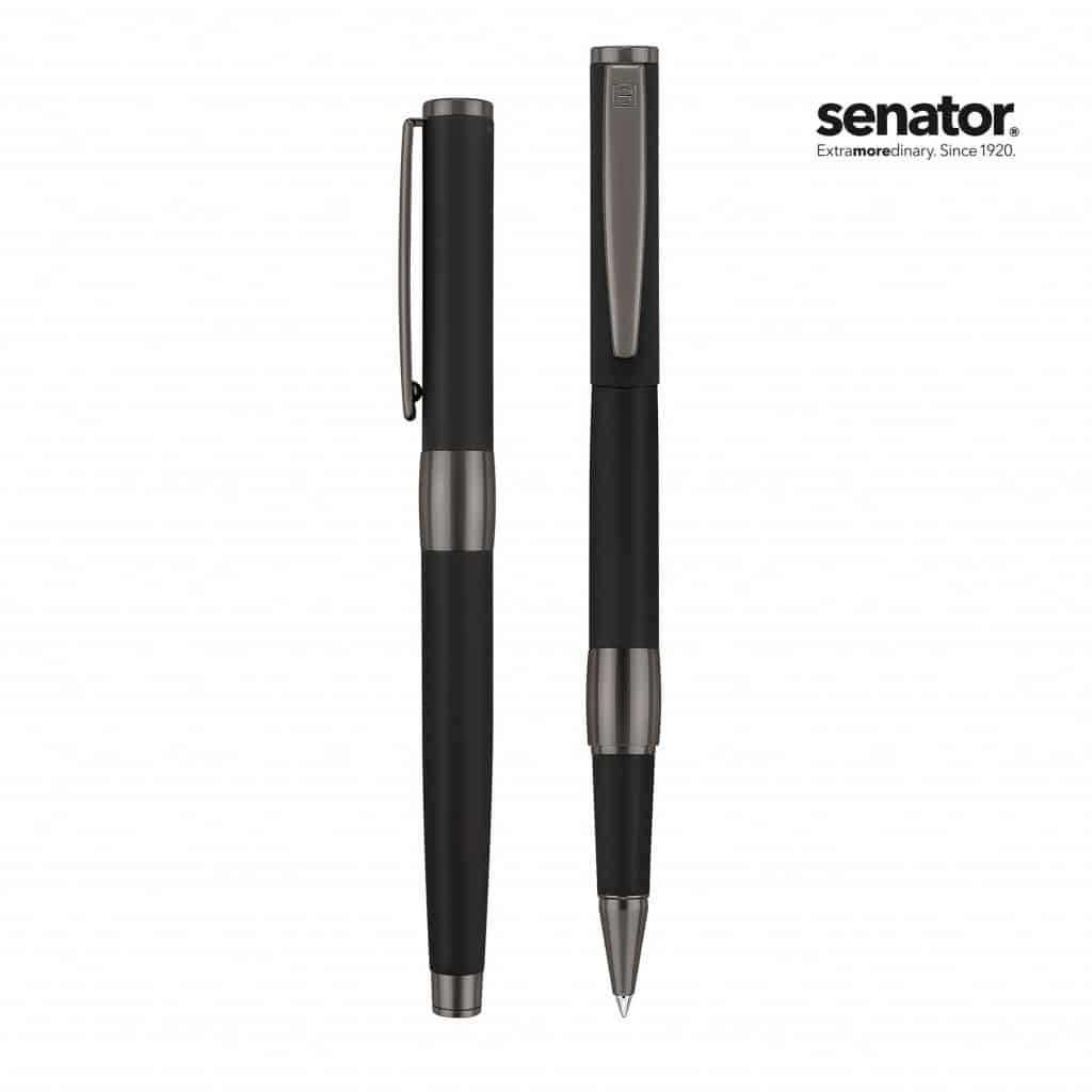 Senator Image Black Line Metal Rollerball