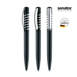 Senator New Spring Polished Plastic Ball Pen With Metal Clip