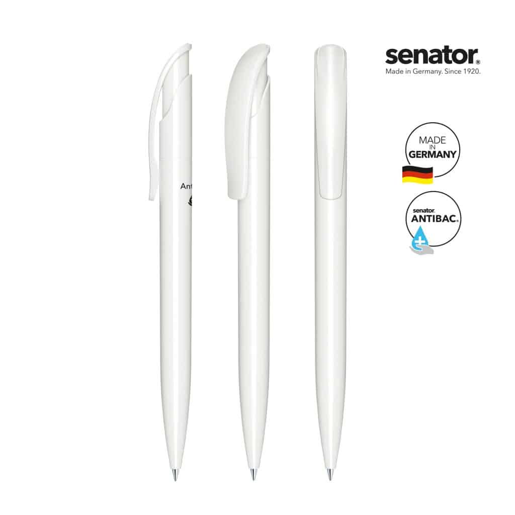 Senator Challenger Polished Plastic Anti Bac Ballpen