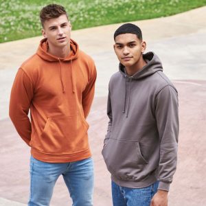 COLLEGE COTTON AND POLYESTER HOODIE