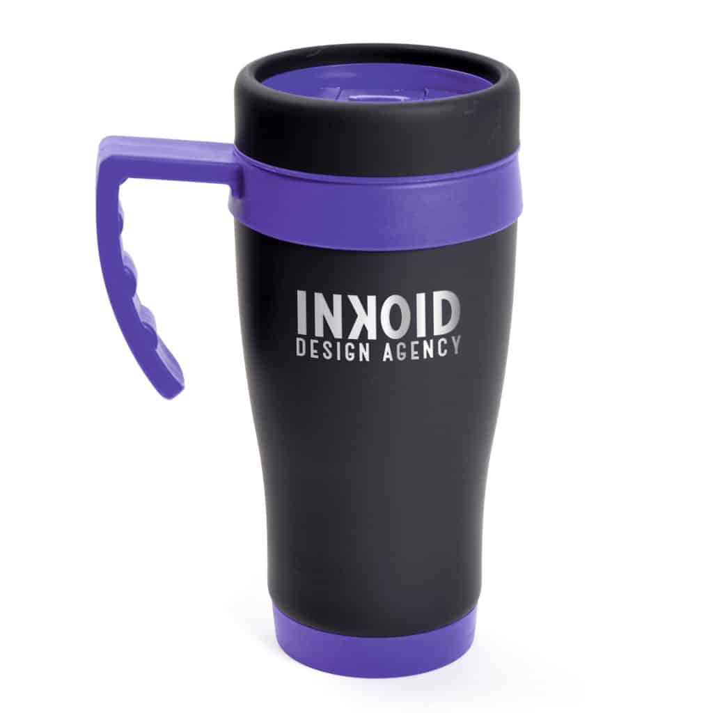 Oregon Black 400ml Travel Mug