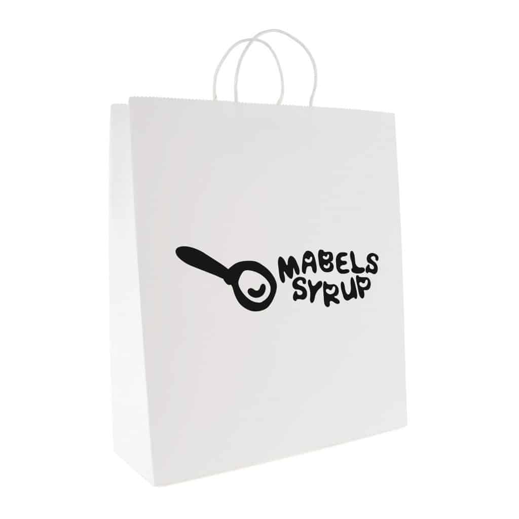 Brunswick Xl White Paper Bag