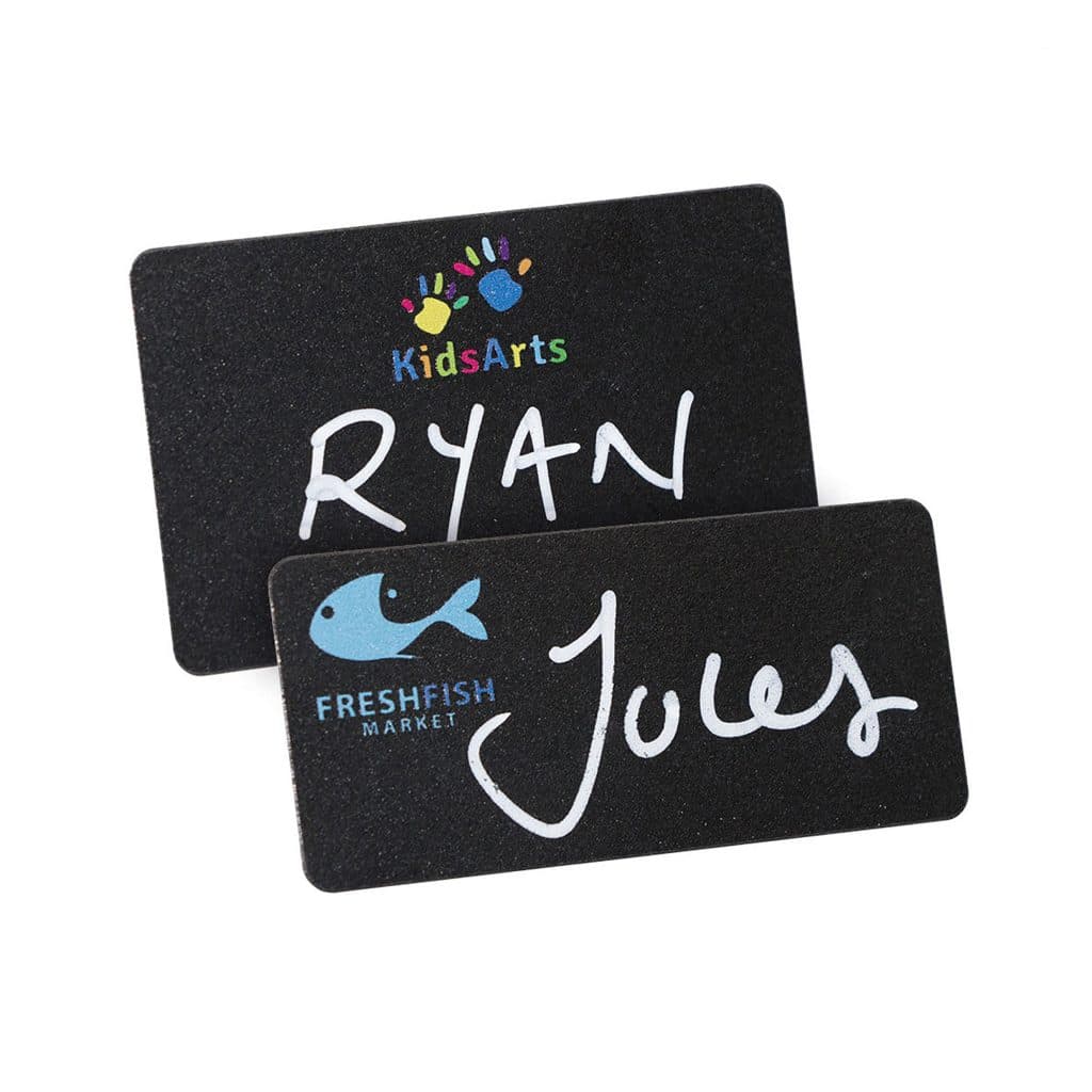 Reusable Black- Board Name Badge
