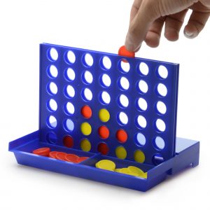 TRAVEL-SIZED 4 IN A ROW GAME