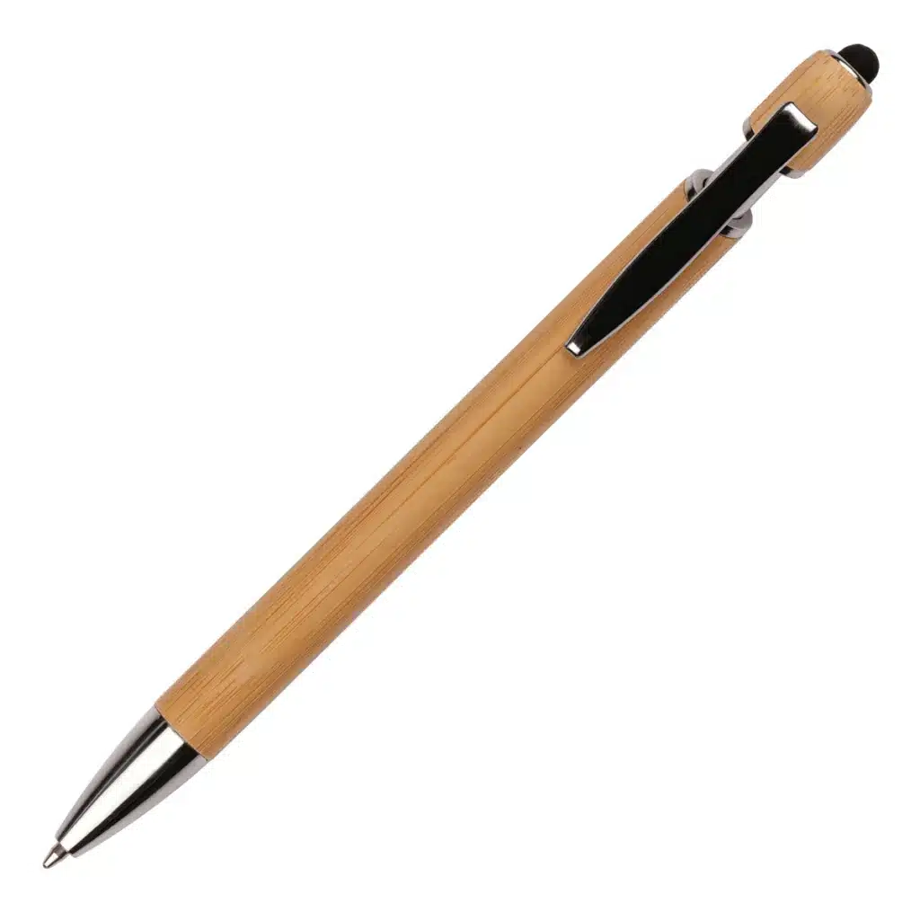 Nimrod Bamboo Stylus Ball Pen in BLACK