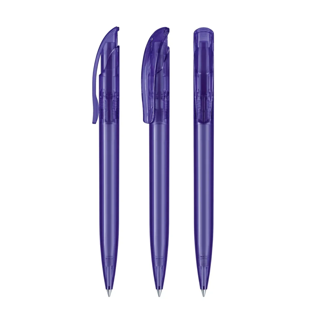 Senator Challenger Clear Plastic Ball Pen in Purple 267