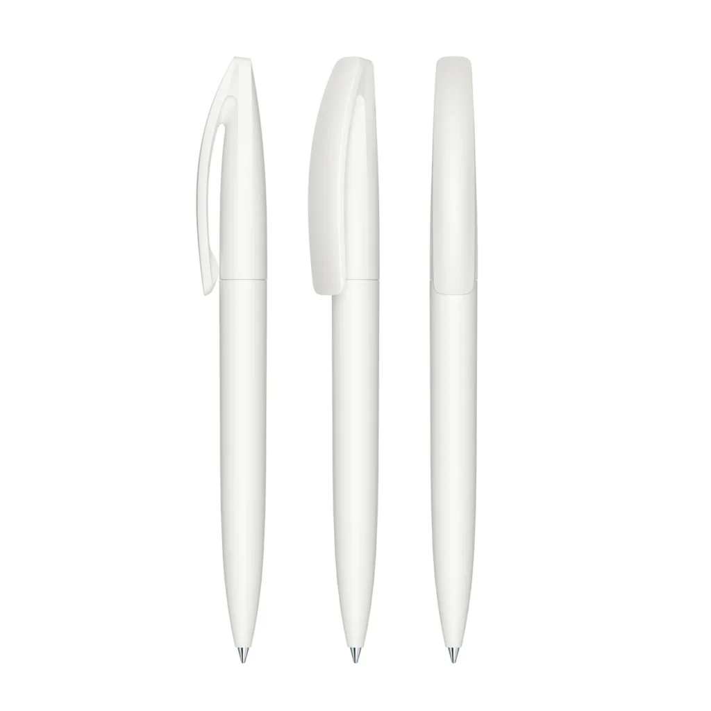 Senator Bridge Soft Touch Ball Pen in White