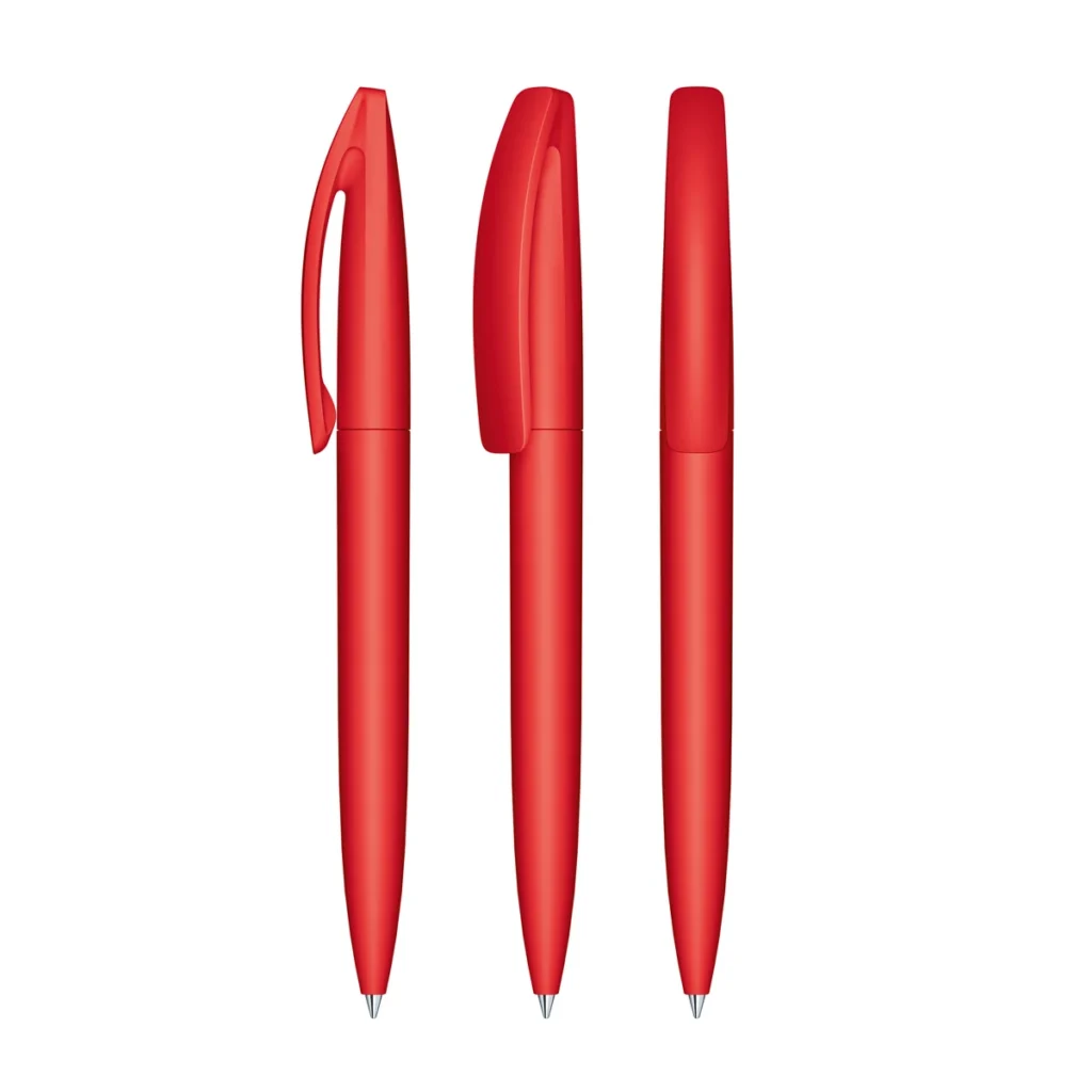 Senator Bridge Soft Touch Ball Pen in Strawberry Red 186