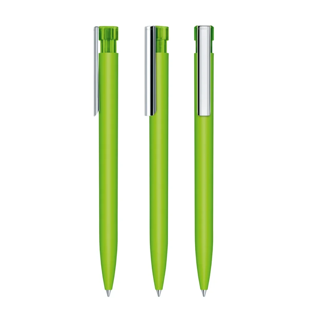 Senator Liberty Soft Touch Ball Pen With Metal Clip in Light Green 376