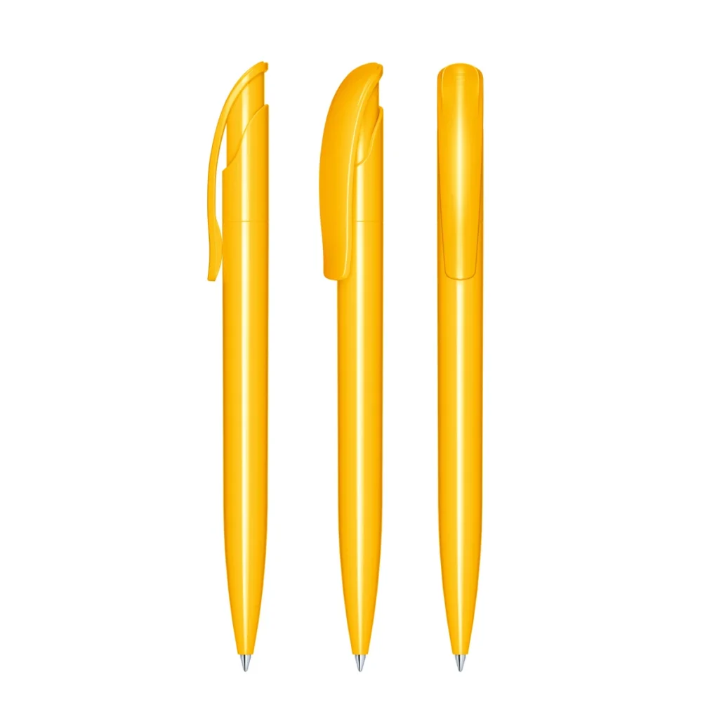 Senator Challenger Polished Plastic Ballpen in Honey Yellow 7408