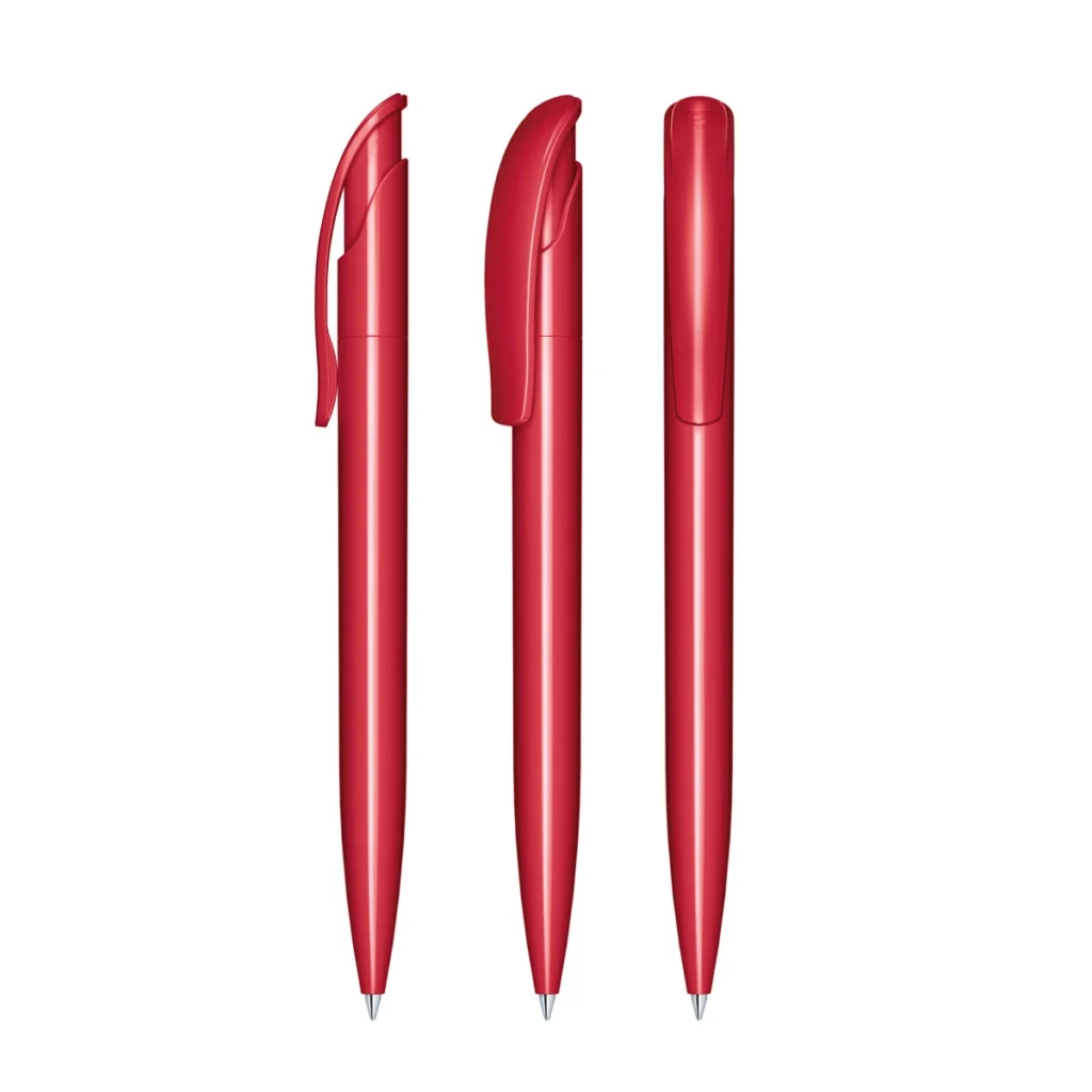Senator Challenger Polished Plastic Ballpen in Cherry Red 201