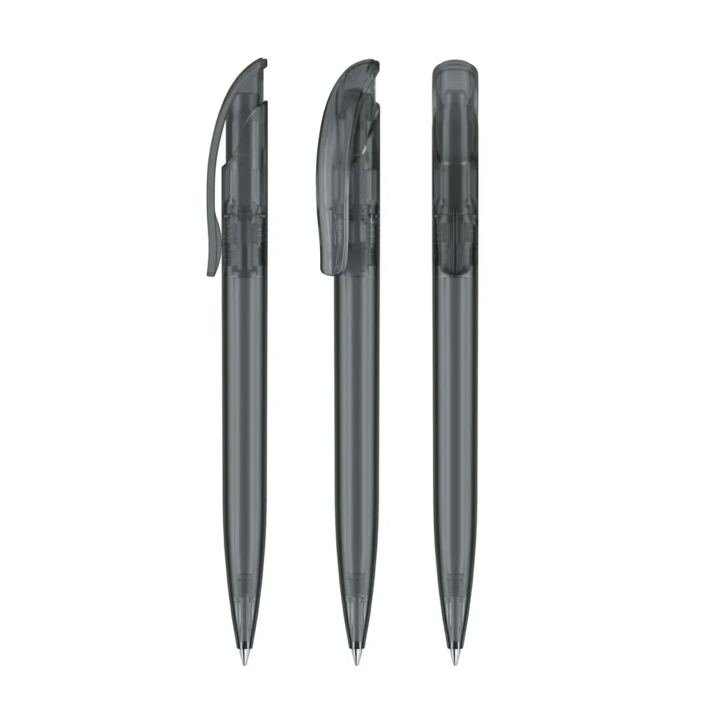 Senator Challenger Frosted Plastic Ballpen in Anthracite 445