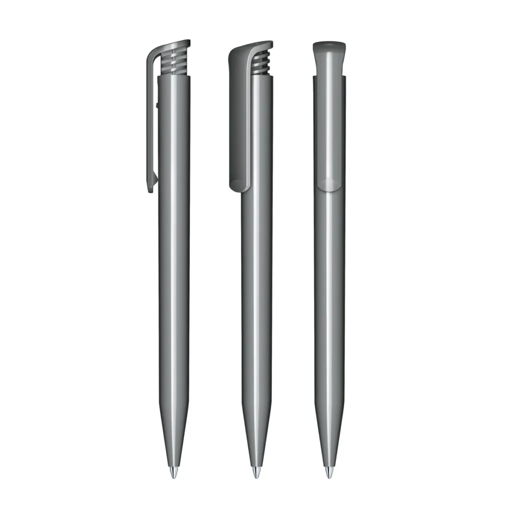 Senator Super Hit Polished Plastic Ballpen in Cool Grey 9