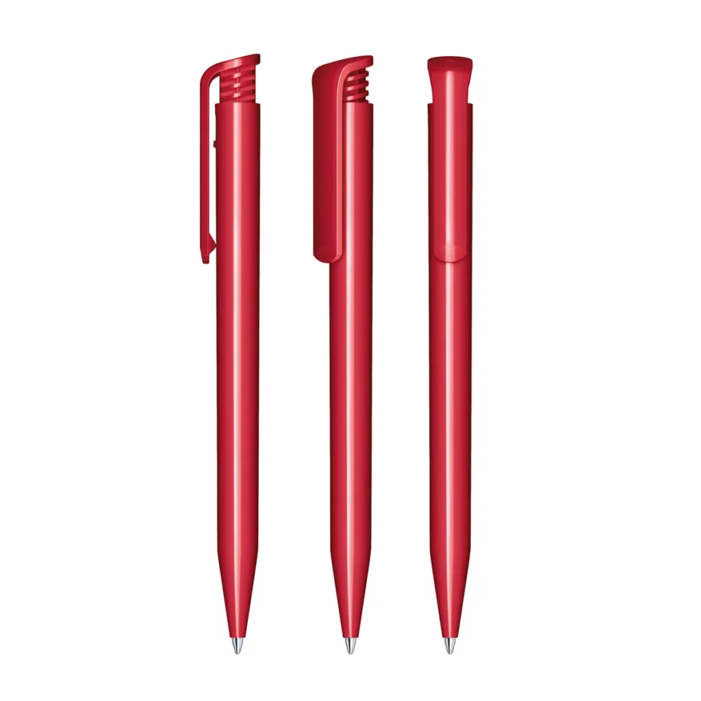 Senator Super Hit Polished Plastic Ballpen in Cherry Red 201