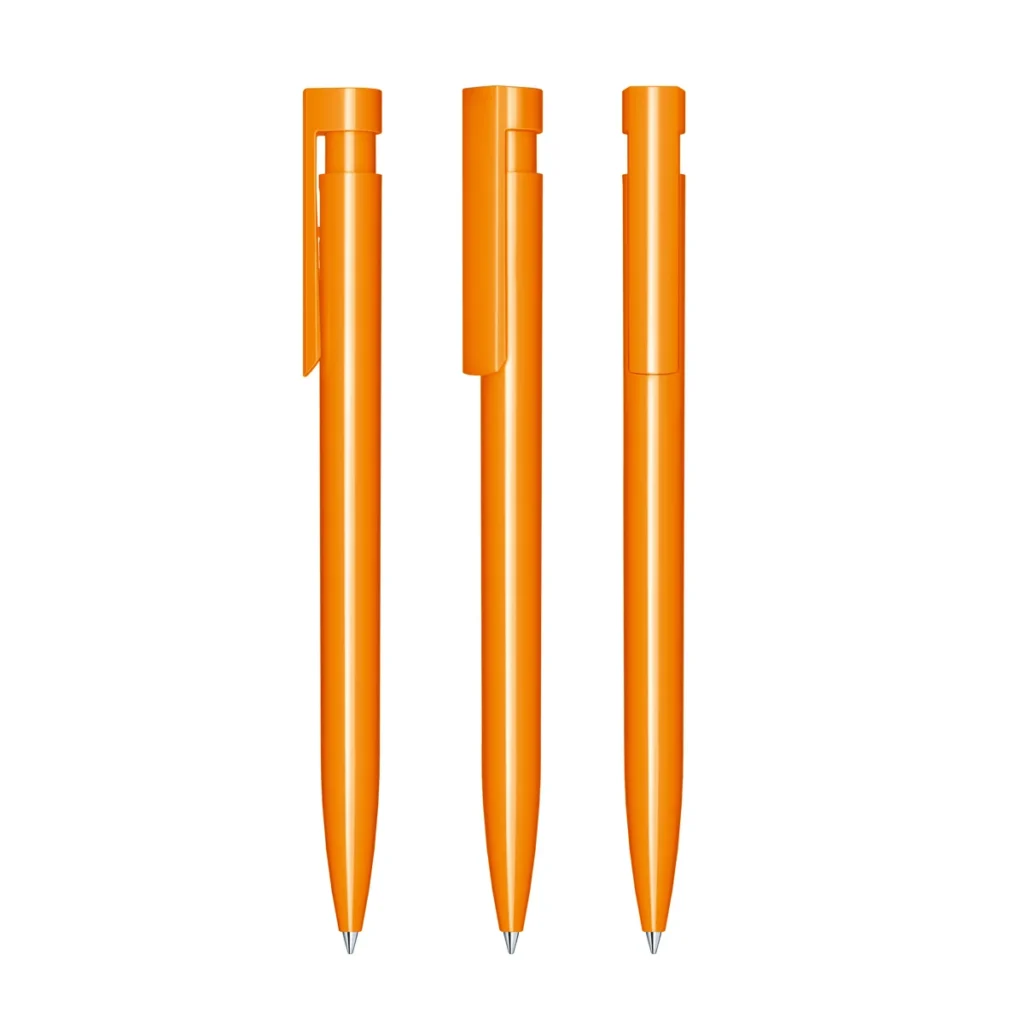 Senator Liberty Polished Plastic Ballpen in Orange 151