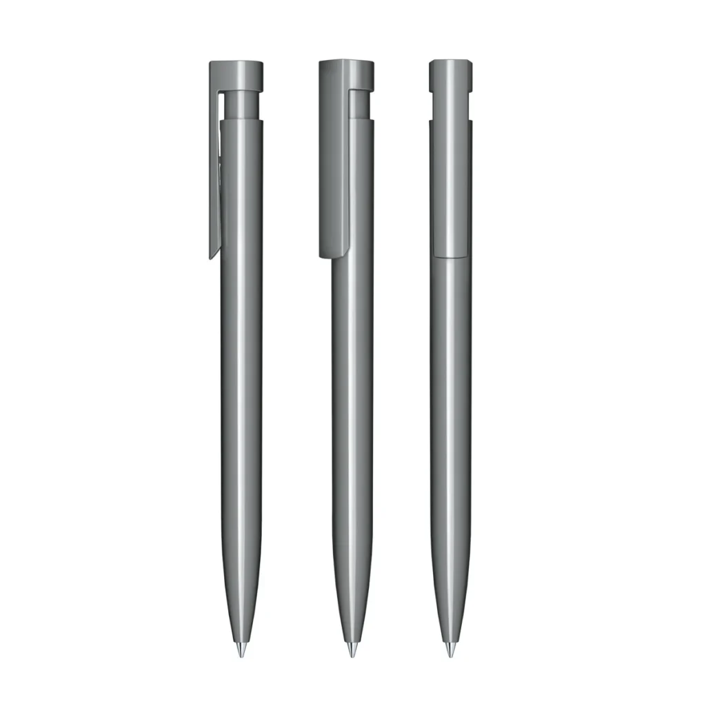 Senator Liberty Polished Plastic Ballpen in Cool Grey 9