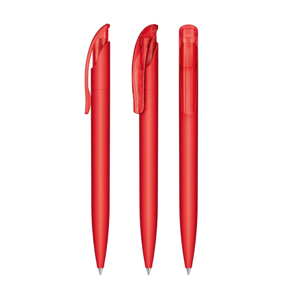 Senator Challenger Soft Touch Ballpen in Strawberry Red 186