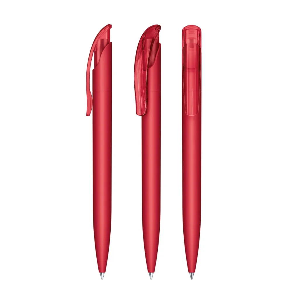 Senator Challenger Soft Touch Ballpen in Cherry Red 201