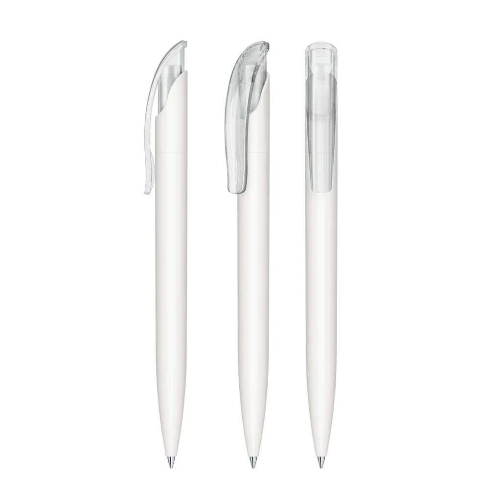 Senator Challenger Soft Touch Ballpen in White