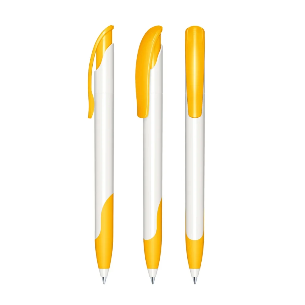 Senator Challenger Basic Plastic Ballpen with Soft Grip in Honey Yellow 7408
