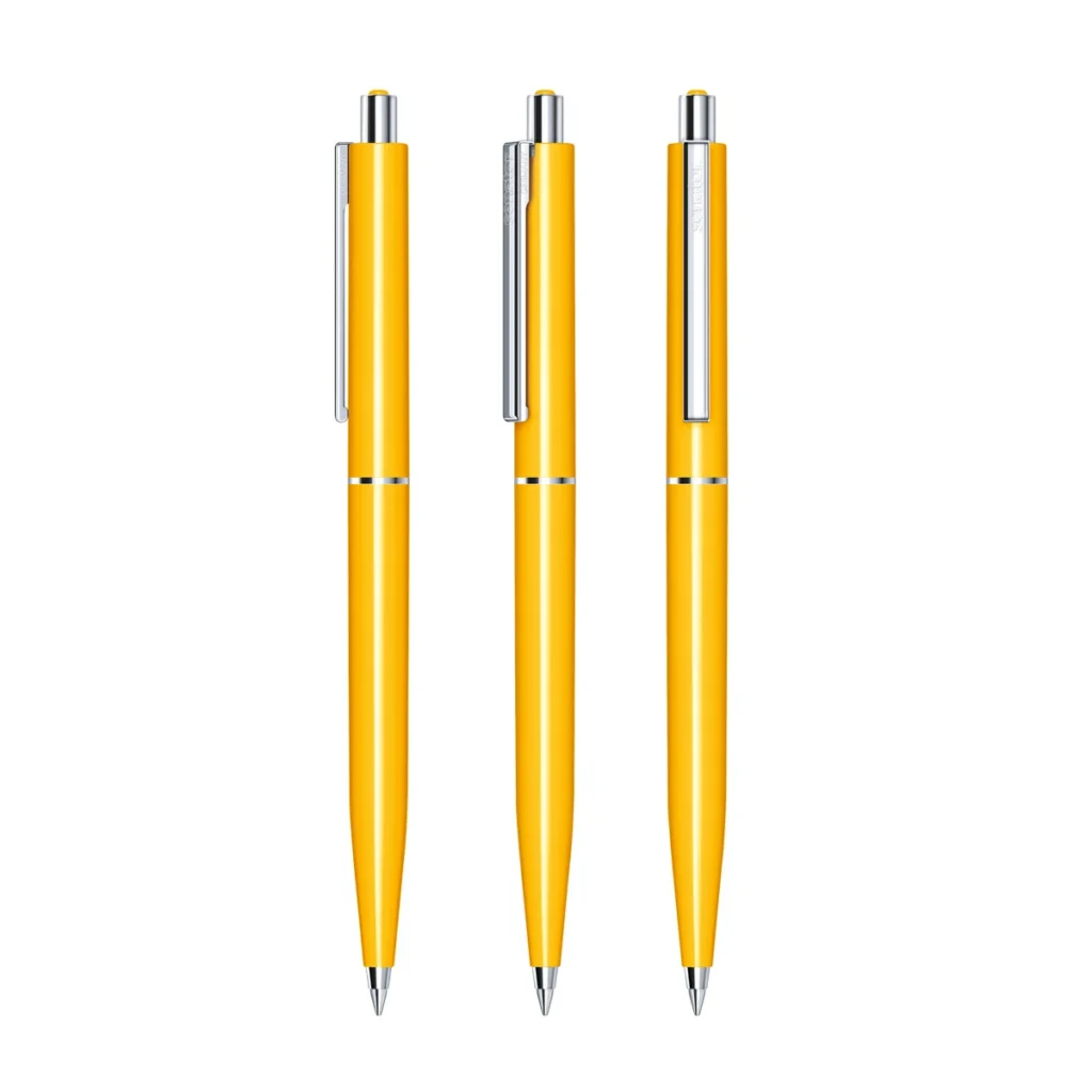 senator Point Polished Plastic Ballpen in Honey Yellow 7408