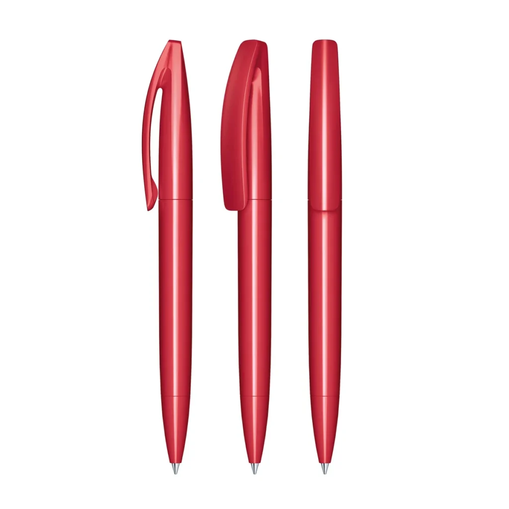 Senator Bridge Polished Plastic Ballpen in Cherry Red 201