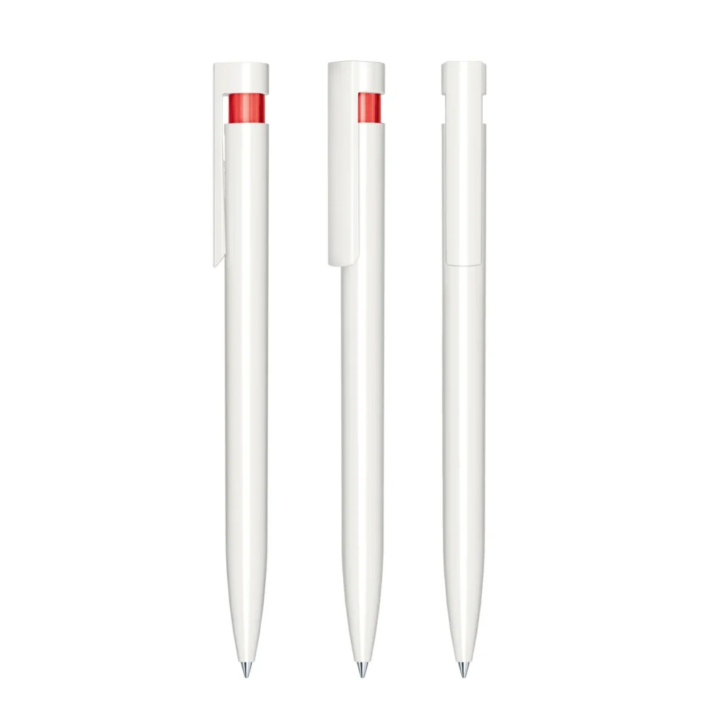 Senator Liberty Basic Plastic Ballpen in Strawberry Red 186