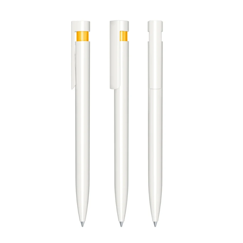 Senator Liberty Basic Plastic Ballpen in Honey Yellow 7408
