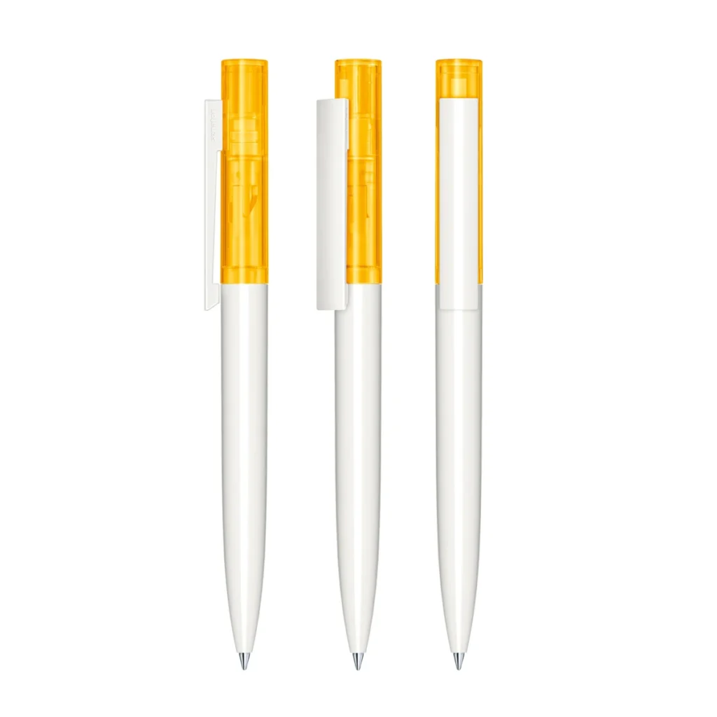 senator Headliner Clear Basic Plastic Ballpen in Honey Yellow 7408