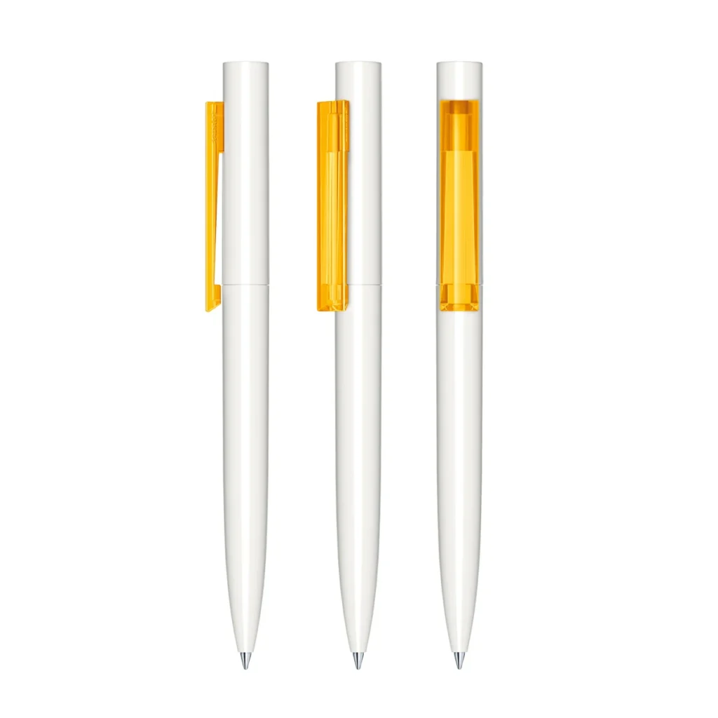Senator Headliner Polished Plastic Ballpen in Honey Yellow 7408