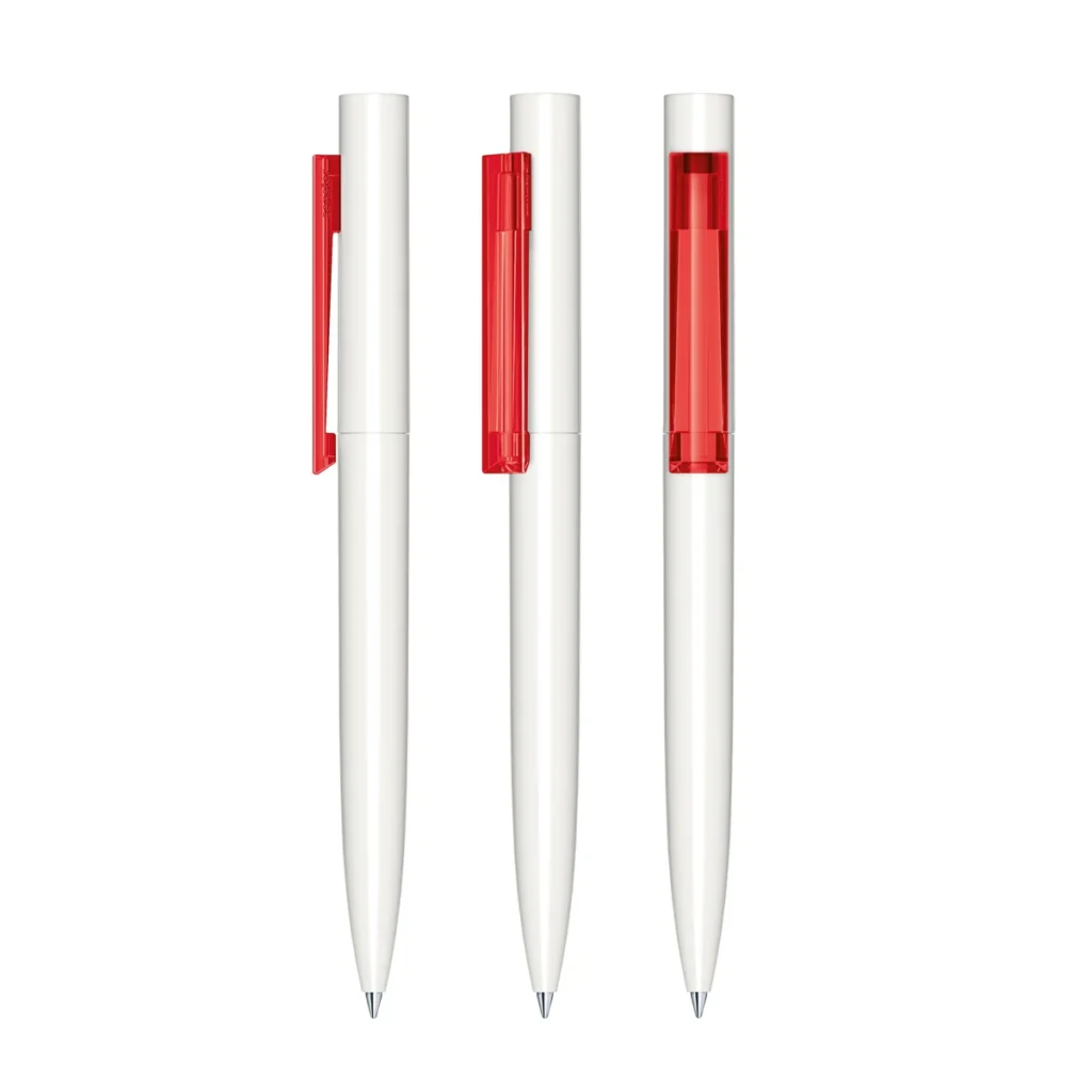 Senator Headliner Polished Plastic Ballpen in Strawberry Red 186