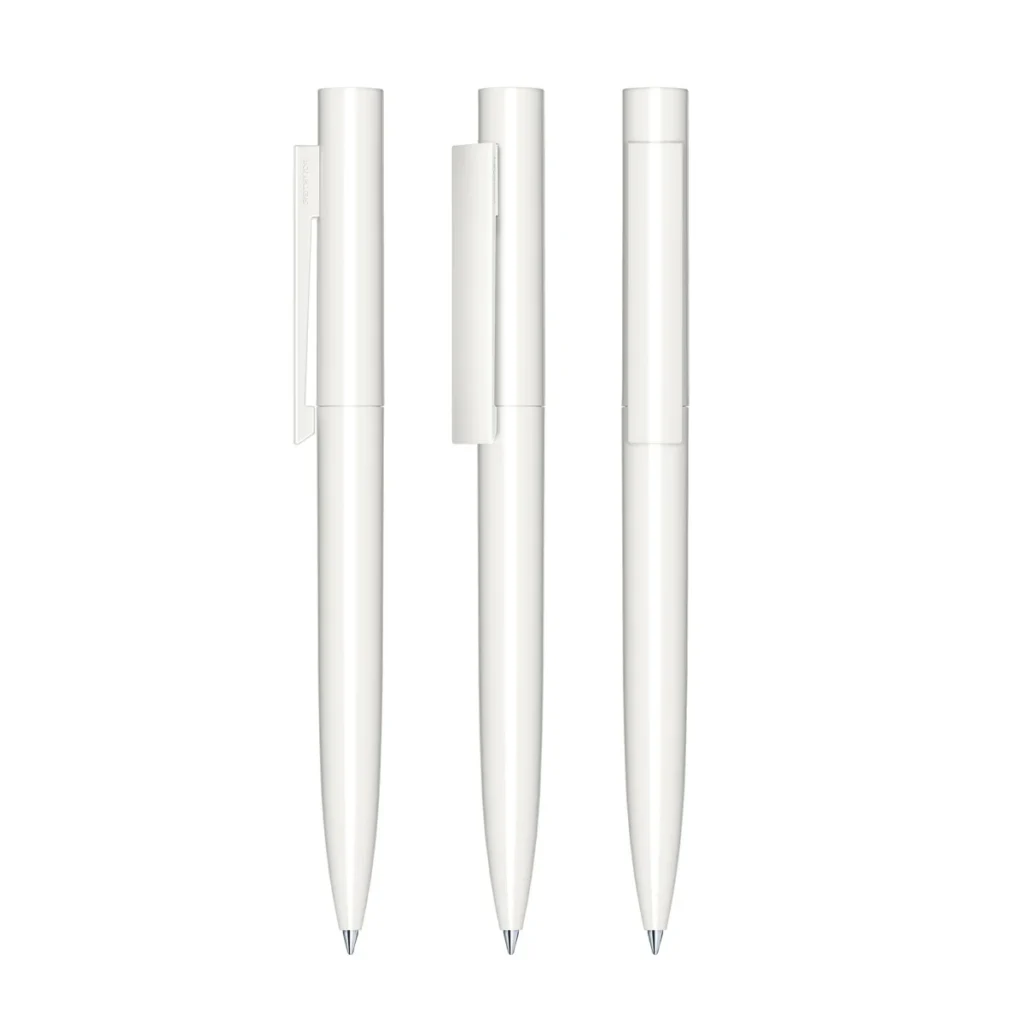 Senator Headliner Polished Plastic Ballpen in white (polished)