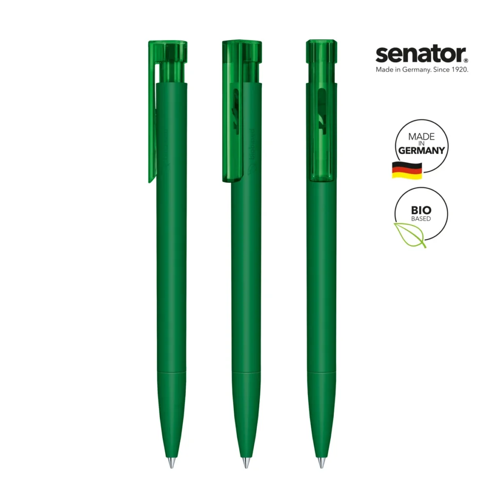 Senator Liberty Bio Plastic Ballpen in Natural Green 349