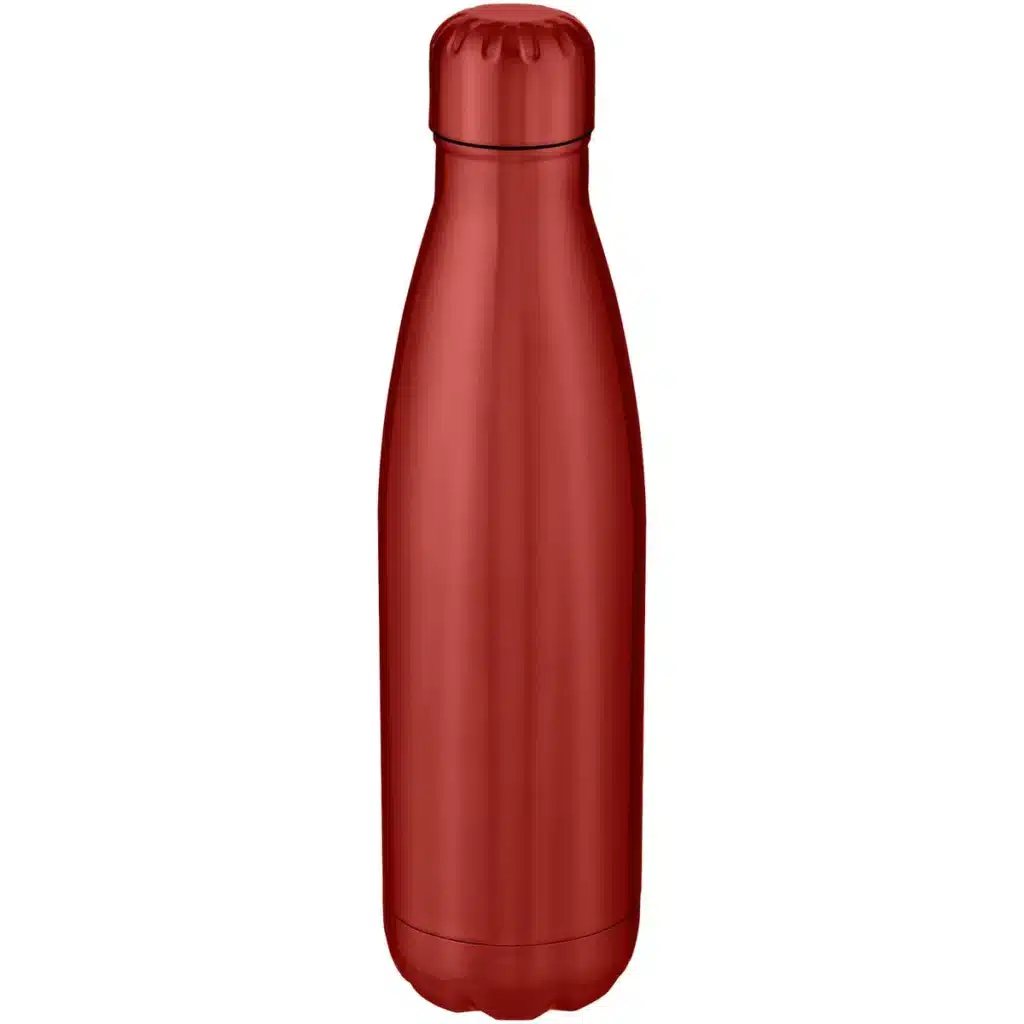Cove 500 ml vacuum insulated stainless steel bottle in Red