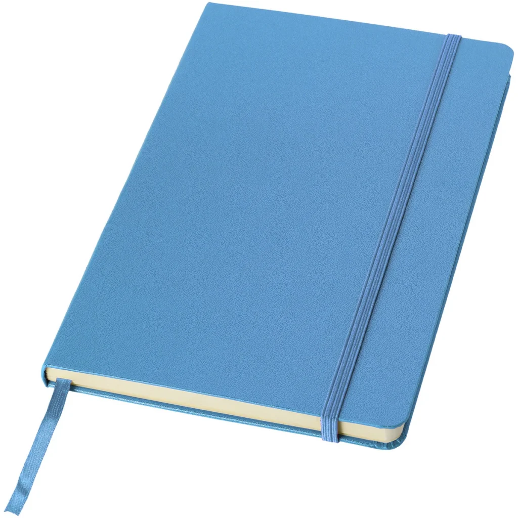 Classic A5 hard cover notebook in Light blue