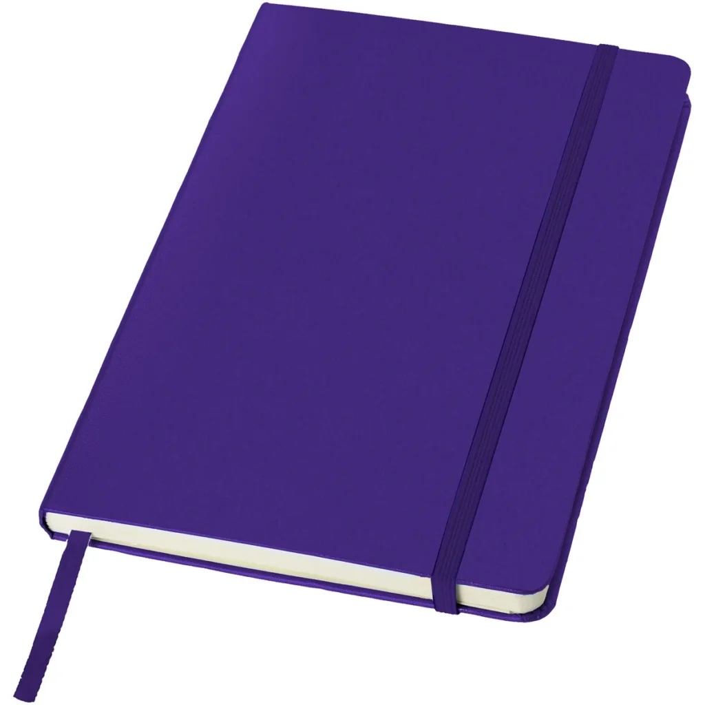 Classic A5 hard cover notebook in Purple