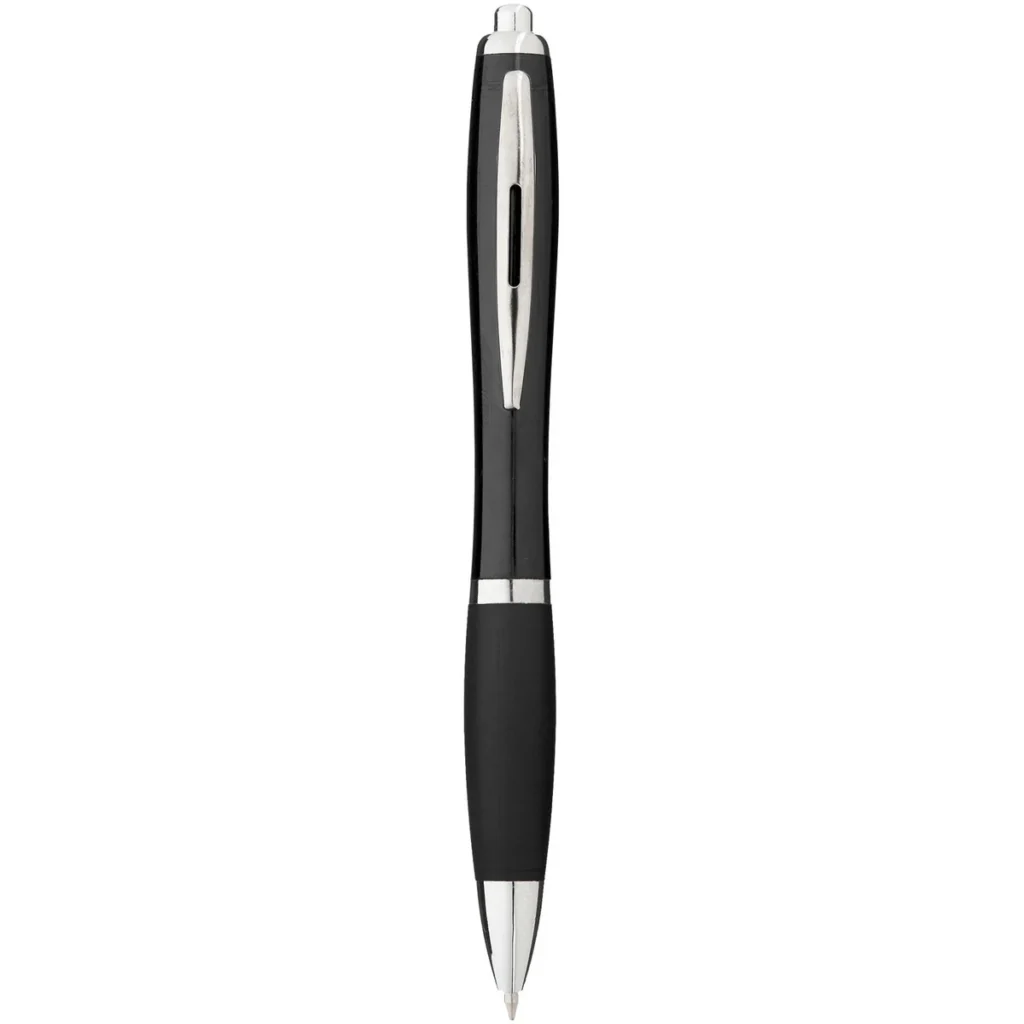 Nash ballpoint pen with coloured barrel and grip (black ink) in Black