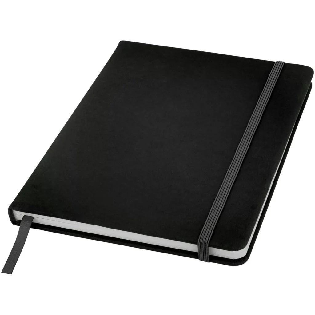 Spectrum A5 hard cover notebook in Black