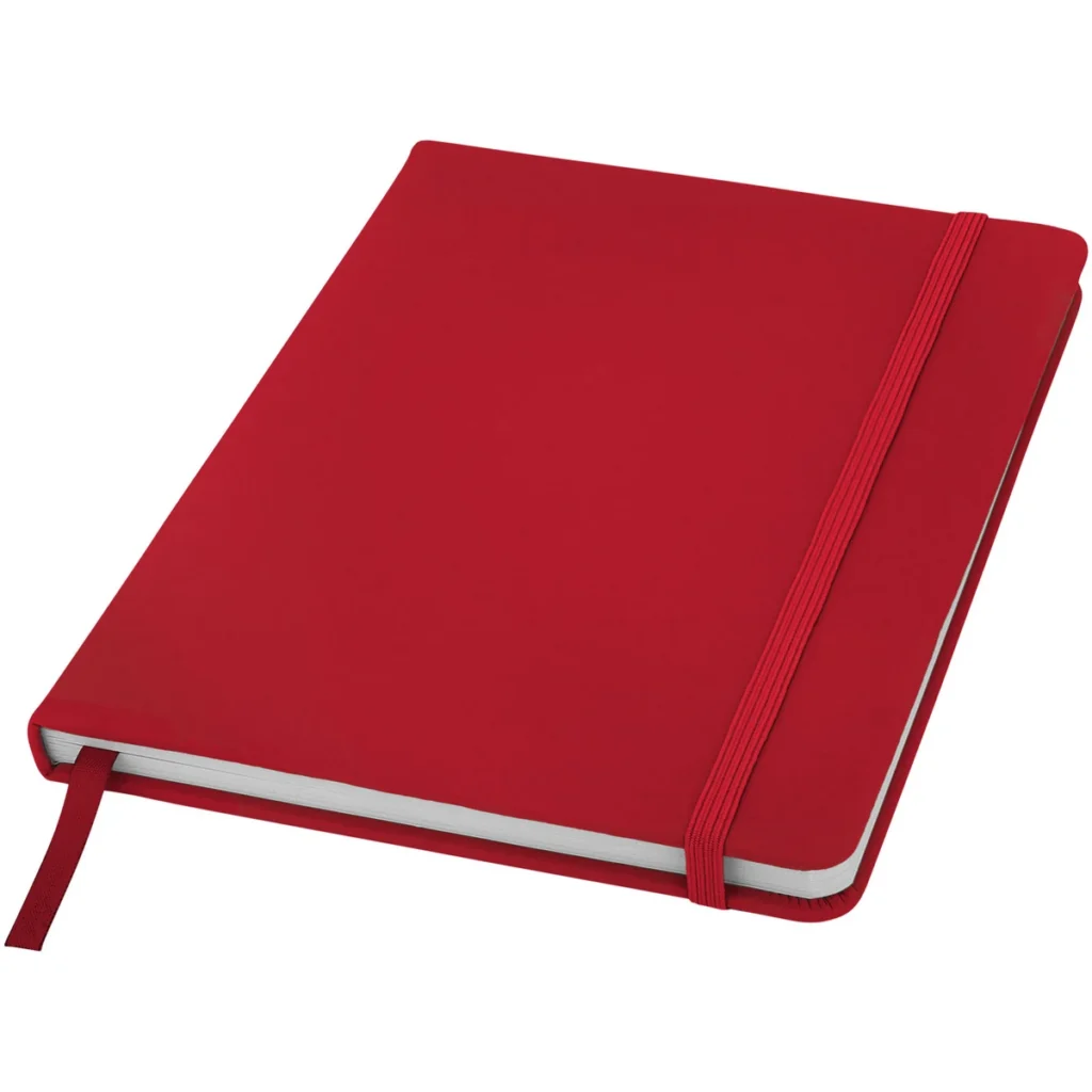 Spectrum A5 hard cover notebook in Red