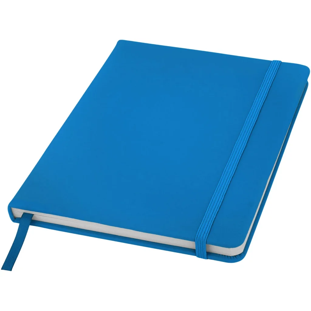 Spectrum A5 hard cover notebook in Light blue