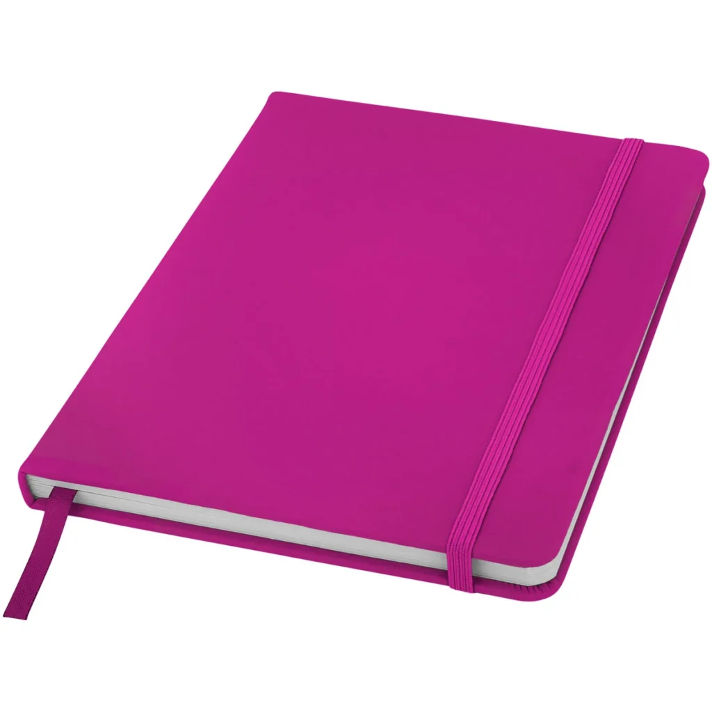 Spectrum A5 hard cover notebook in Magenta