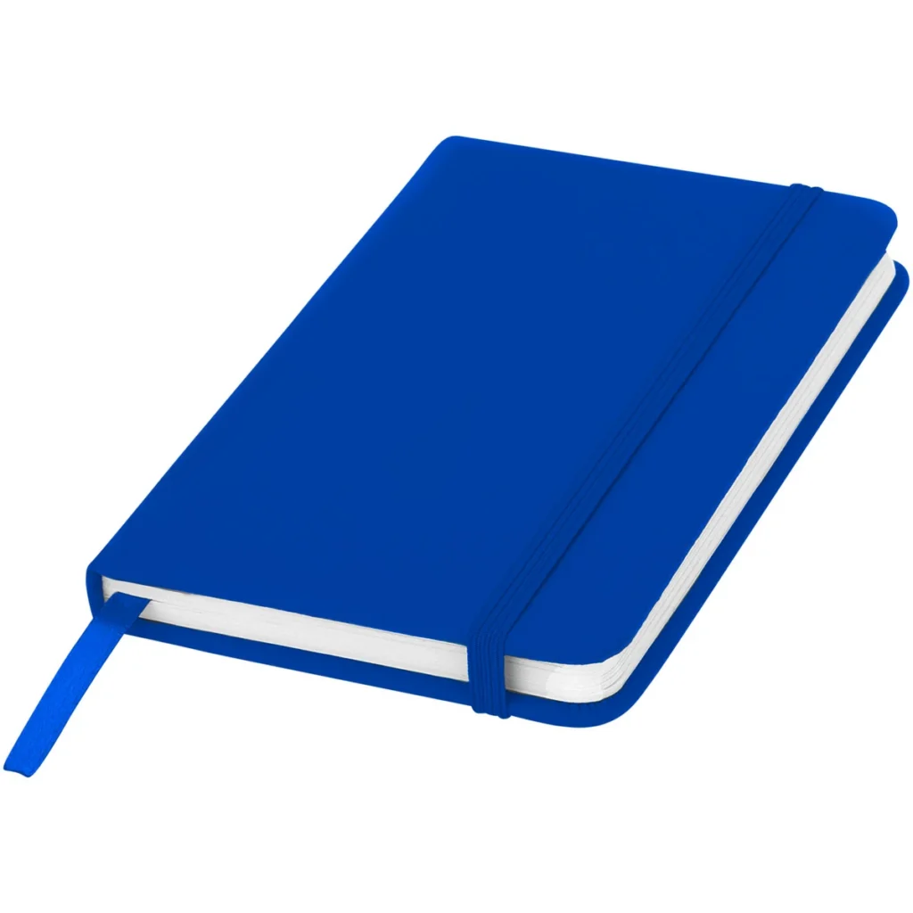 Spectrum A6 hard cover notebook in Royal blue